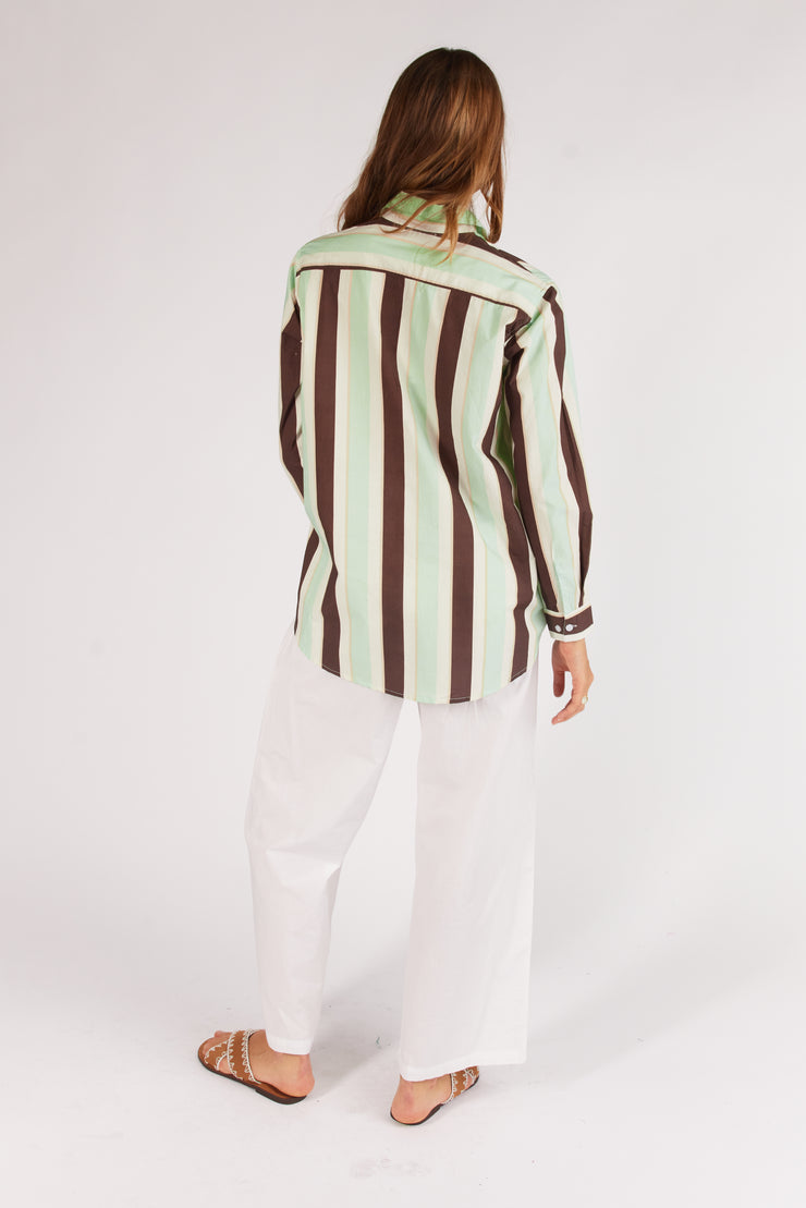 Pamplone Shirt - Stripe Mint