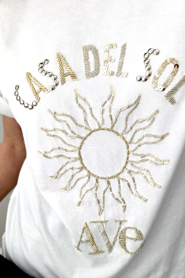 Ave Beaded Tee