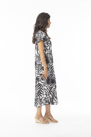 Orientique Suriname Cap Sleeve Dress - Black