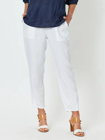 Gordon Smith Sarah Linen Pants - White
