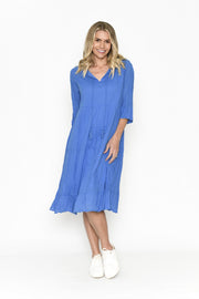 Amber Dress - Blue