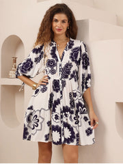 Iris the Maxi Julietta Baby Doll Dress - Navy