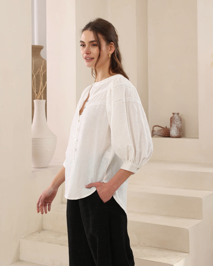 Eloise Top - White