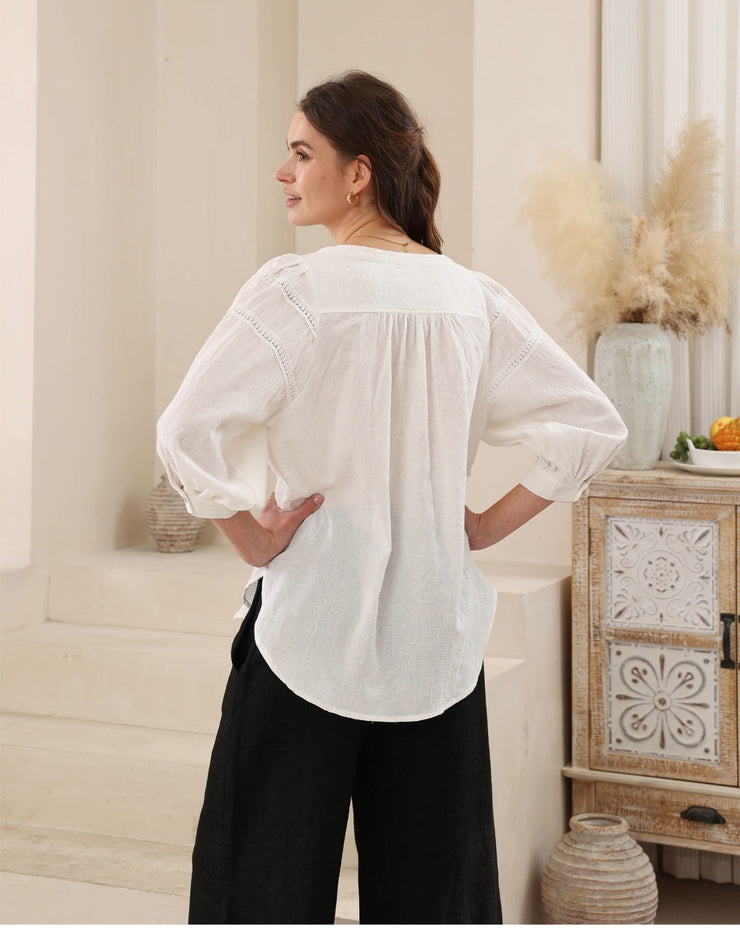 Eloise Top - White