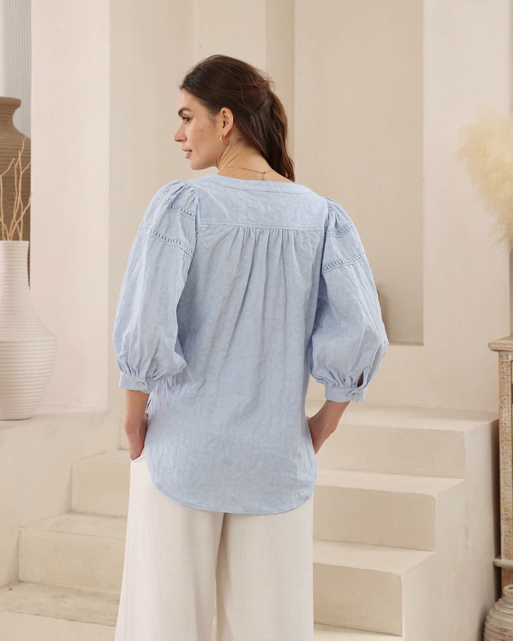 Eloise Top - Blue