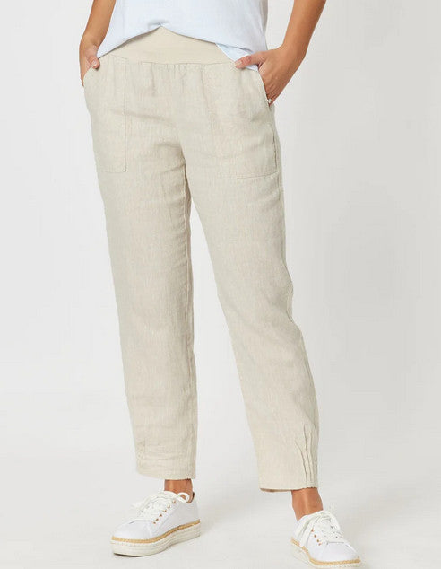 Gordon Smith Sarah Linen Pants - Natural