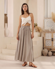 Palazzo Pants - Latte