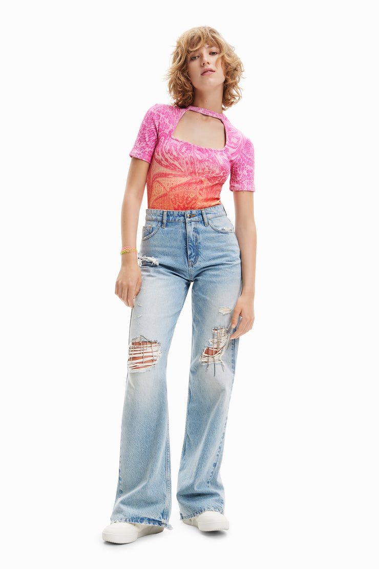 Desigual Jeans - Fringe Frey