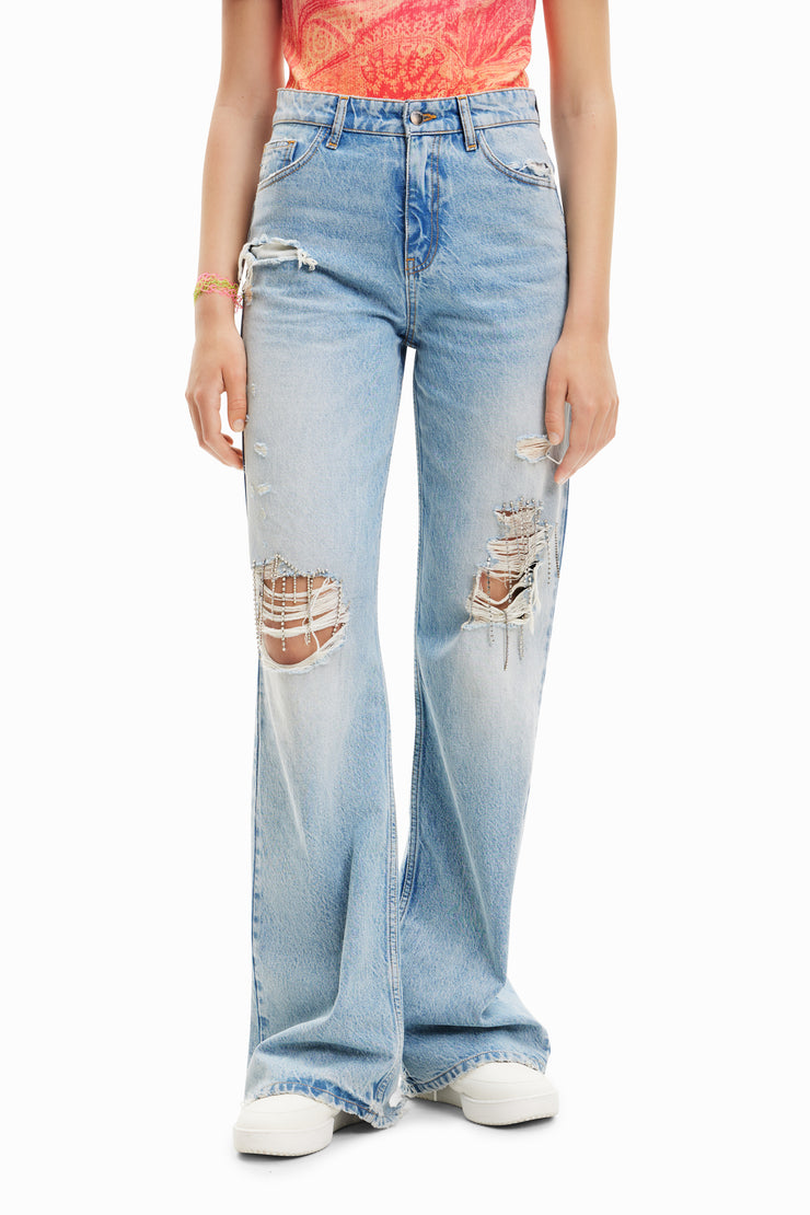 Desigual Jeans - Fringe Frey