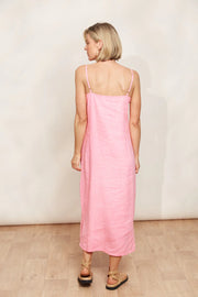 Sojourn Maxi Tank Dress Linen Cameo Eb & Ive