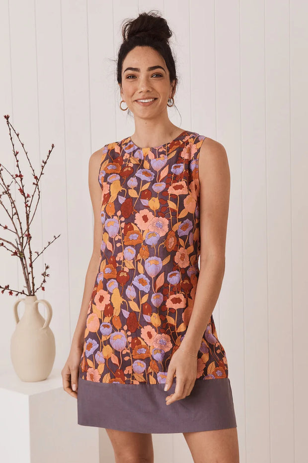 Mahashe Sixties Dress Poppy Peach