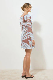 Mon Renn Heirloom Floral Mini Dress