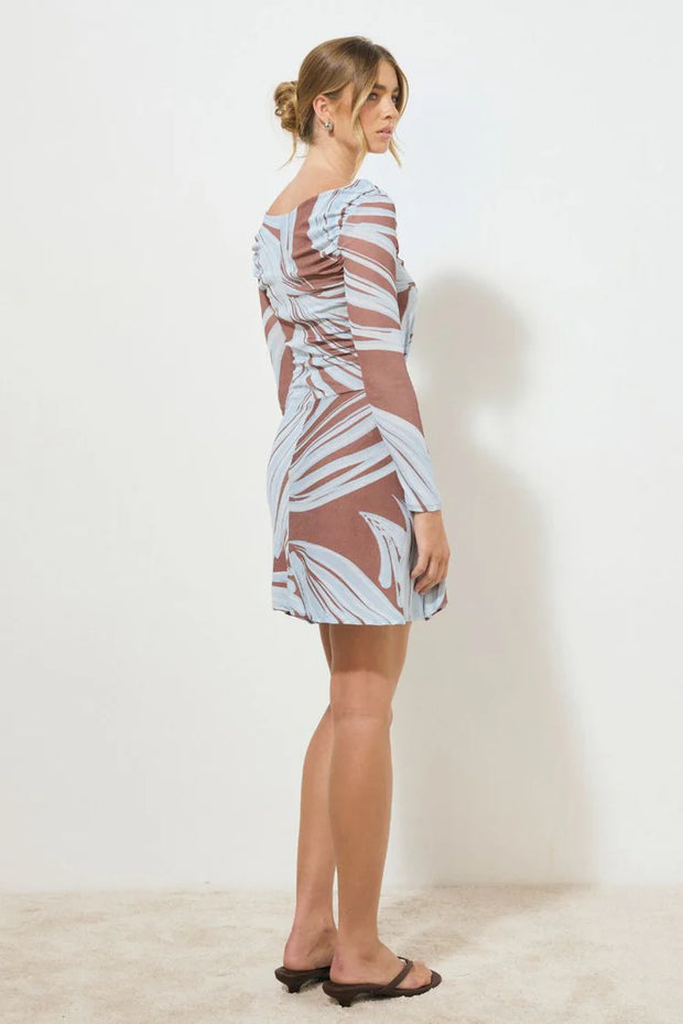 Mon Renn Heirloom Floral Mini Dress