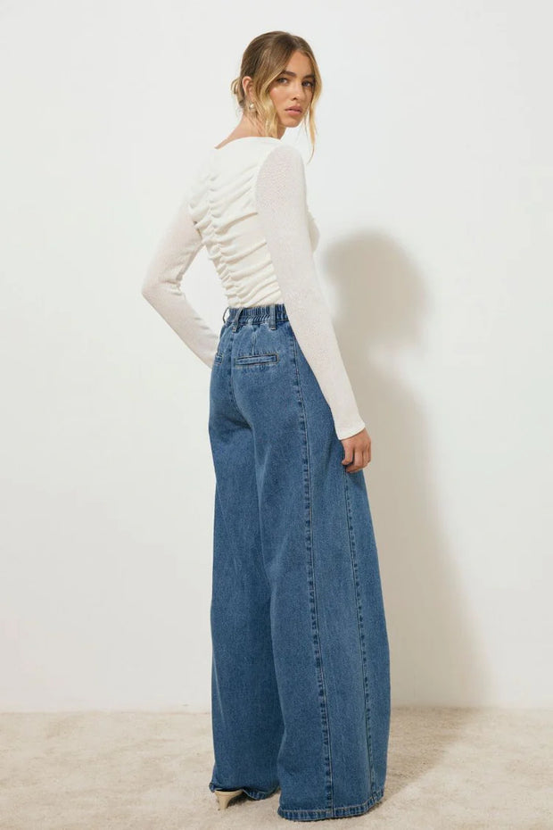 Nomada Denim Pants - Mid Indigo