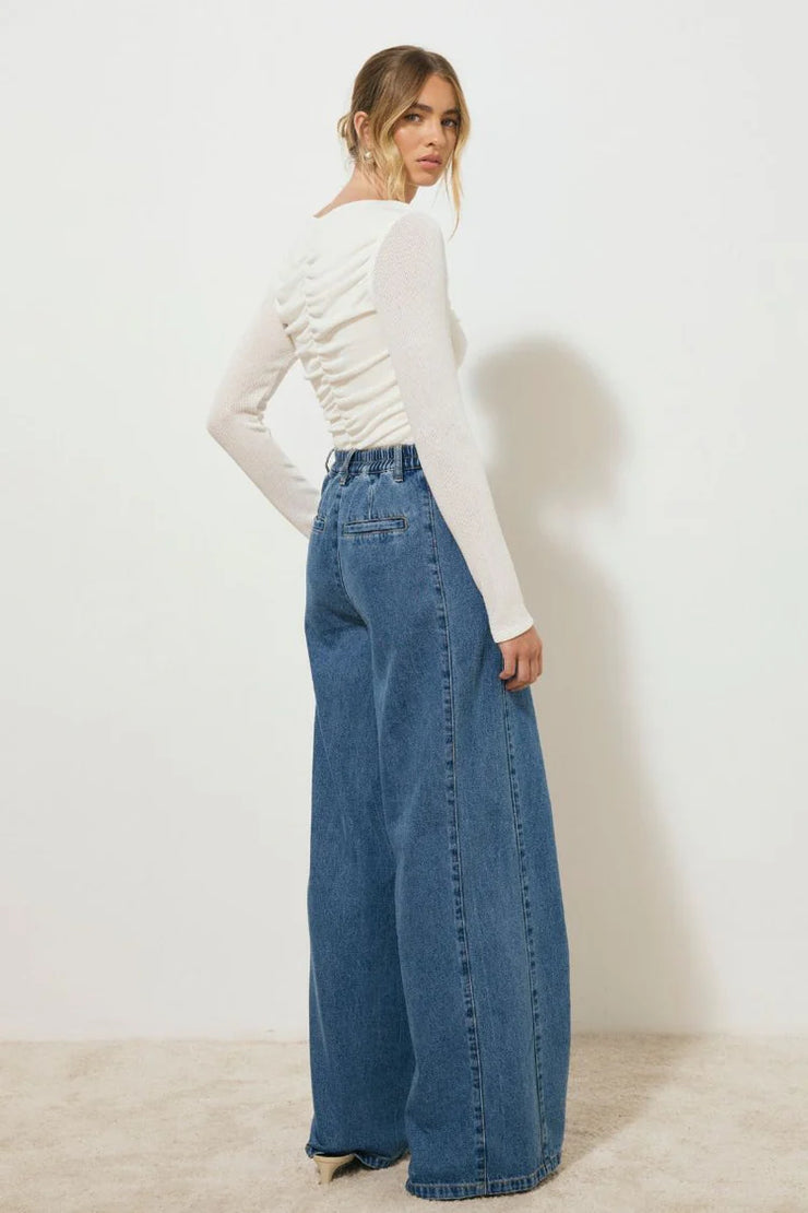 Nomada Denim Pants - Mid Indigo