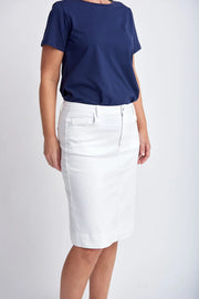 Knee Length Skirt - Pale Pink