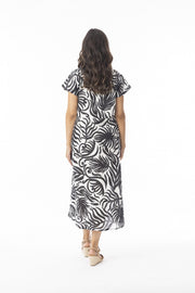 Orientique Suriname Cap Sleeve Dress - Black