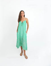 Alexander-Santorini-Seychelle-Midi-Dress Green