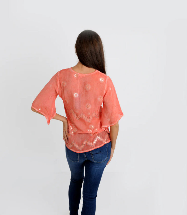 Seychelle Shirt - Coral