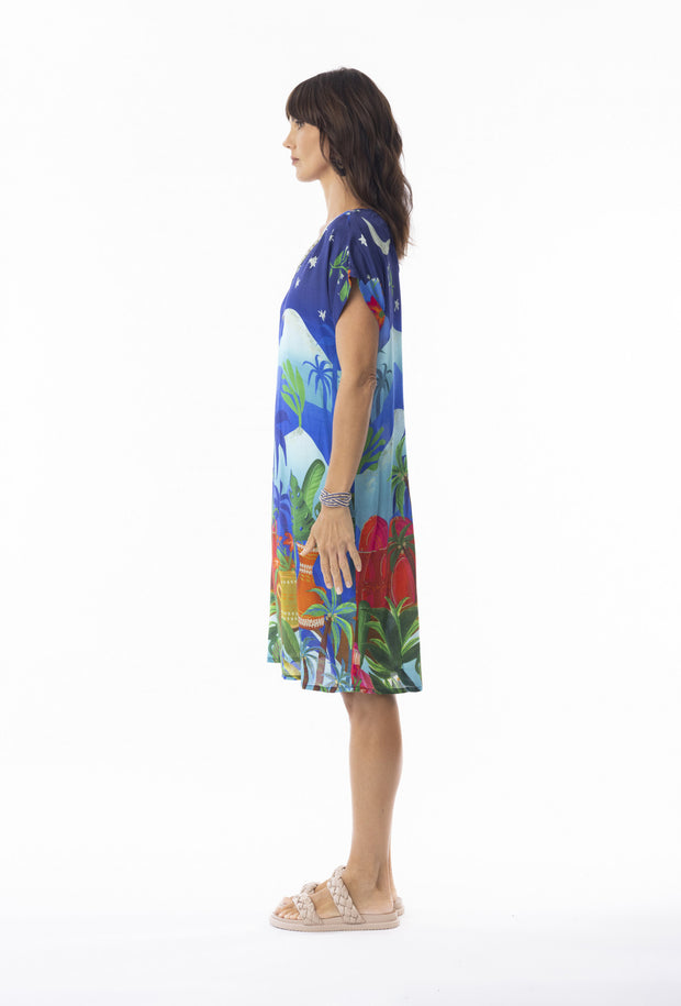 Escape Arabian Short Sleeve Dress