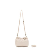 Black Caviar Designs Catalina Bamboo Handle Crossbody Bag - Oatmeal