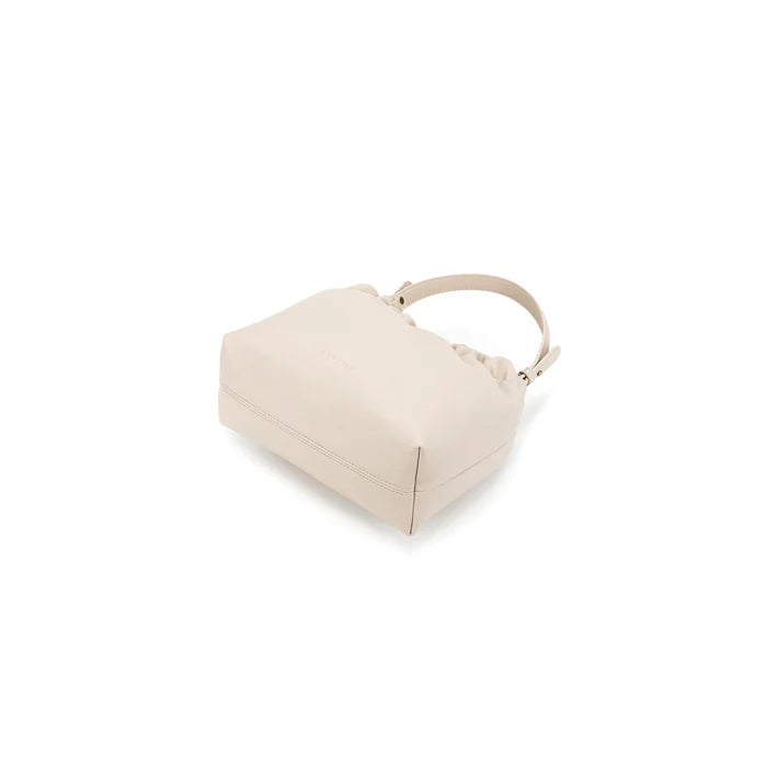 Catalina Bamboo Handle Crossbody Bag - Oatmeal
