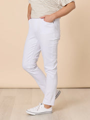 Threadz Chicago Jeans - White