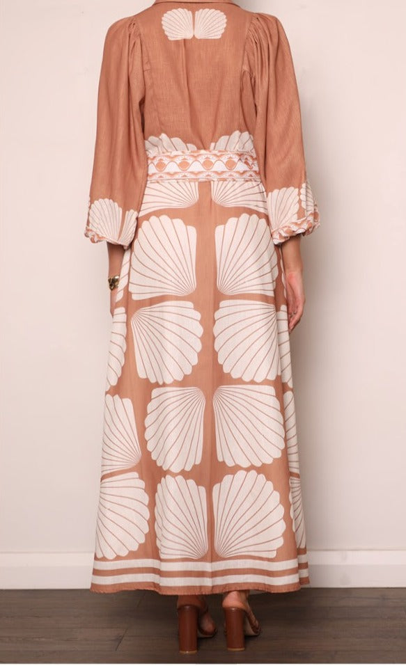 White Sandstrorm Coastal Cowgirl Maxi - Siena