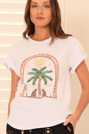 Tiger Tee - White