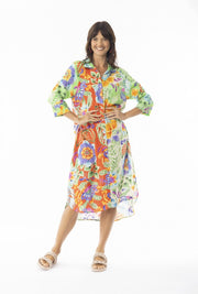 Escape-Sofia-Dress-Collar-Buttonthrough