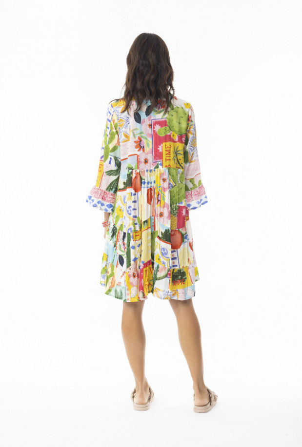 Erica Tiered Dress - Print