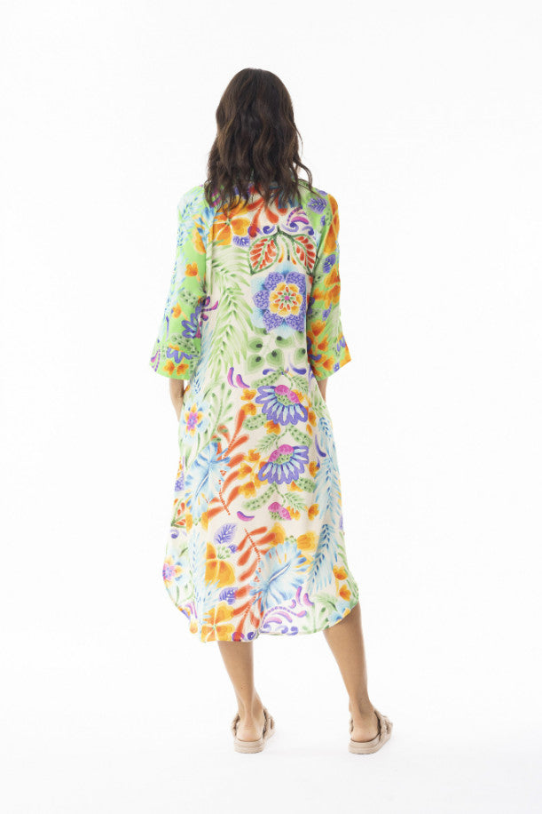 Sofia Btn Thru Dress - Print