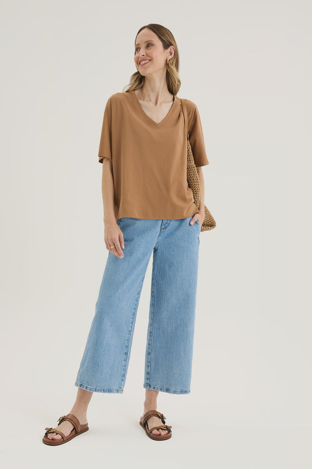 Glass Tee - Nutmeg