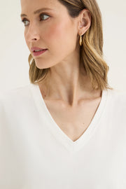 Glass Tee - Ecru