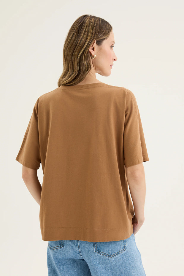 Glass Tee - Nutmeg