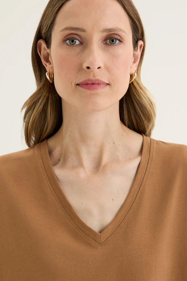 Glass Tee - Nutmeg
