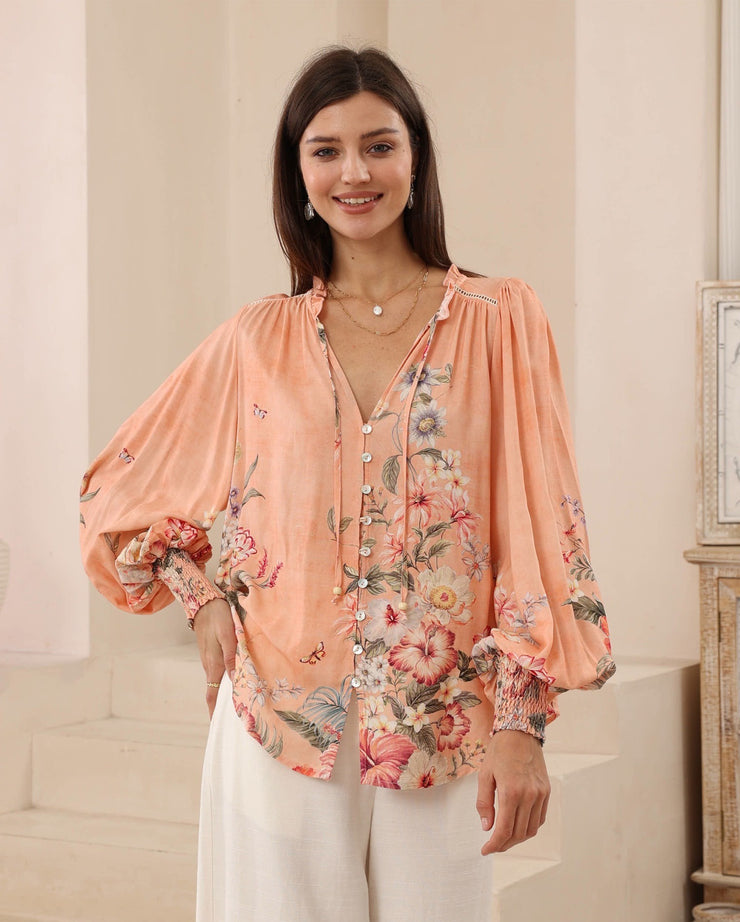 Iris the Maxi Eloise Floral Shirt