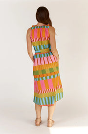 Cannes Sleeveless Dress - Multi