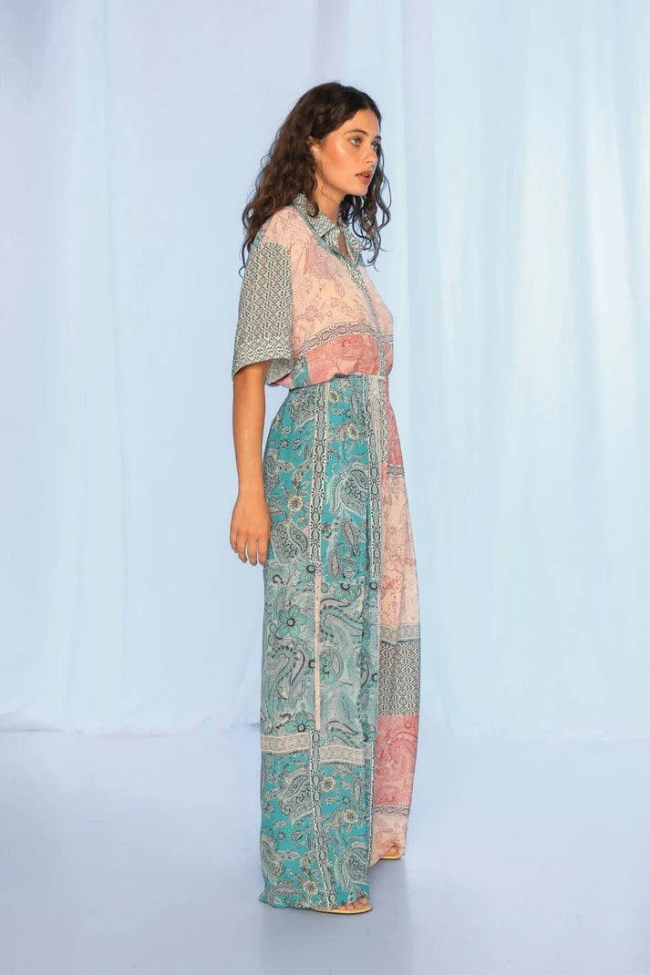 Kachel Janis Pants - Paisley Mosaic