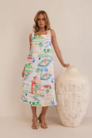 Linen Dress - Marrakesh
