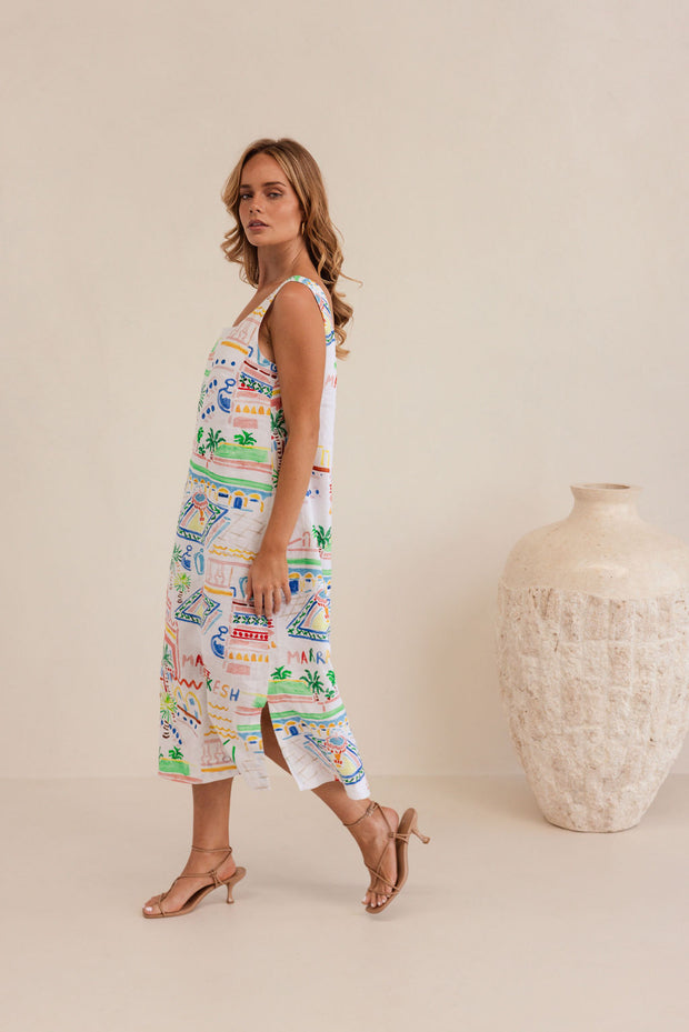 Linen Dress - Marrakesh