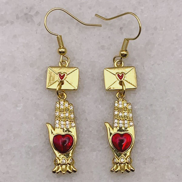 Ghost and Lola Love Letter Earrings