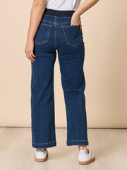 Thread Maddy Wide leg Pants - Dark Denim