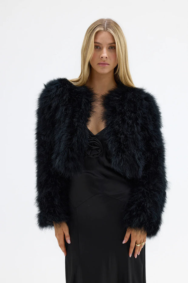 Bubish Manhatten Crop Jacket - Black