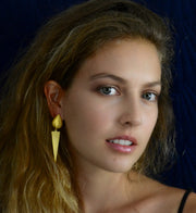 Melanie-Woods-Euro-Gold-Stud-Triangle-Drop-Earrings