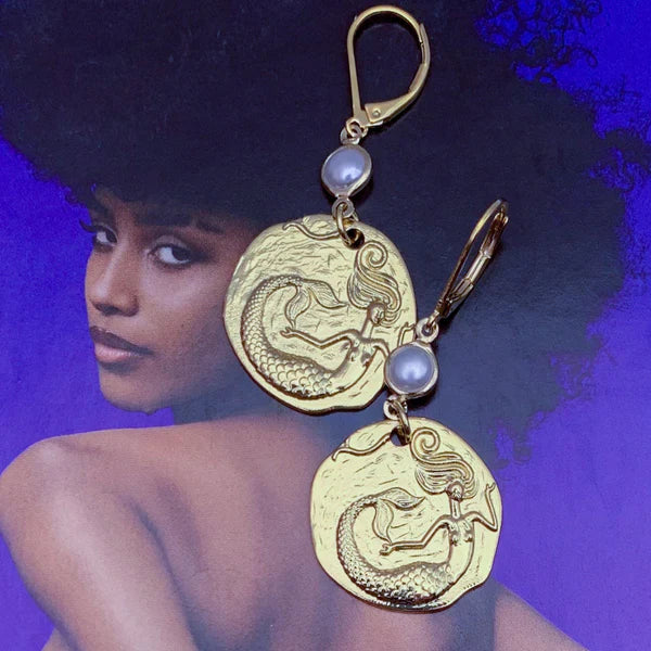 Ghost and Lola Mermaid Earrings