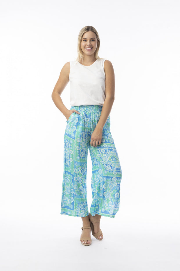 Montevideo Pants - Aqua