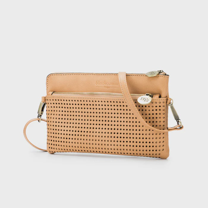 Black Caviar Designs Nina Walnut Crossbody/Clutch 