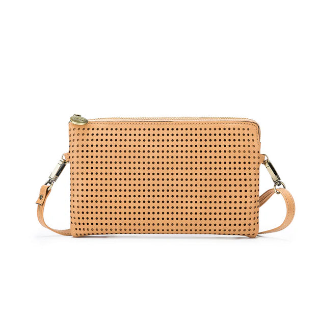 Black Caviar Designs Nina Walnut Crossbody/Clutch 