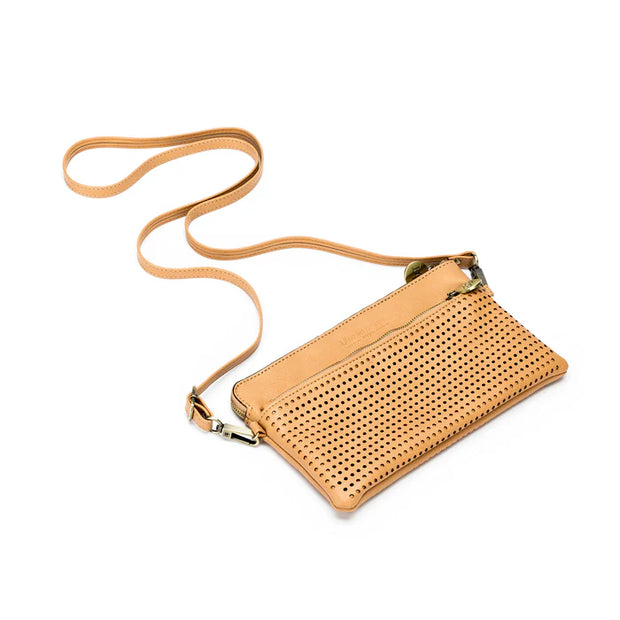Nina Walnut Crossbody/Clutch -  Tan